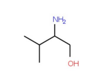 (R)-(&minus;)-2-Amino-3-methyl-1-butanol (CAS 4276-09-9) - chemical structure image