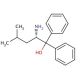 (R)-(+)-2-Amino-4-methyl-1,1-diphenyl-1-pentanol (CAS 161832-74-2) - chemical structure image