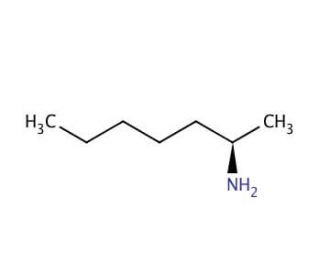 (R)-(−)-2-Aminoheptane (CAS 6240-90-0) - chemical structure image