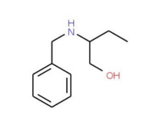 (R)-(&minus;)-2-Benzylamino-1-butanol (CAS 6257-49-4) - chemical structure image
