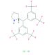 (R)-2-{Bis[3,5-bis(trifluoromethyl)phenyl]methyl}pyrrolidine hydrochloride (CAS 1217463-08-5) - chemical structure image