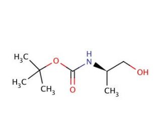 (R)-2-(Boc-amino)-1-propanol (CAS 106391-86-0) - chemical structure image