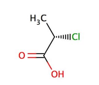 (R)-(&plus;)-2-Chloropropionic Acid (CAS 7474-05-7) - chemical structure image