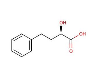 (R)-2-Hydroxy-4-phenylbutyric acid (CAS 29678-81-7) - chemical structure image