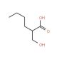 (R)-2-Hydroxymethyl-hexanoic acid (CAS 668485-40-3) - chemical structure image