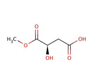 (R)-2-Hydroxysuccinic acid methyl ester (CAS 83540-94-7) - chemical structure image