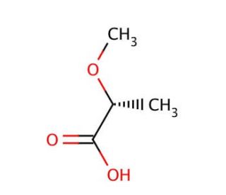 (R)-(&plus;)-2-Methoxypropionic Acid (CAS 23943-96-6) - chemical structure image