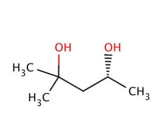 (R)-(&minus;)-2-Methyl-2,4-pentanediol (CAS 99210-90-9) - chemical structure image