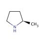 (R)-(−)-2-Methylpyrrolidine (CAS 41720-98-3) - chemical structure image