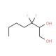 (R)-(+)-3,3-Difluoro-1,2-heptanediol (CAS 158358-96-4) - chemical structure image