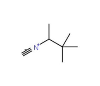 (R)-3,3-Dimethylbut-2-ylisocyanide (CAS 438186-74-4) - chemical structure image