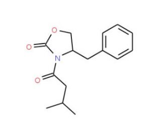(R)-3-(3-Methylbutanoyl)-4-benzyloxazolidin-2-one (CAS 145589-03-3) - chemical structure image