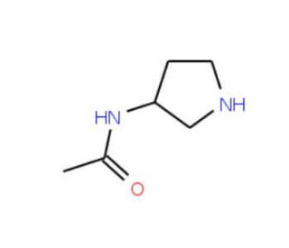 (R)-3-acetamidopyrrolidine (CAS 131900-62-4) - chemical structure image