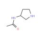 (R)-3-acetamidopyrrolidine (CAS 131900-62-4) - chemical structure image