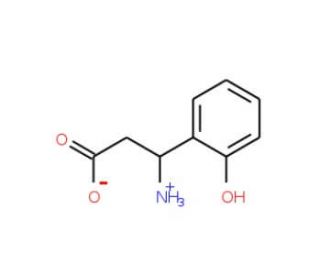 (R)-3-Amino-3-(2-hydroxyphenyl)propionic acid (CAS 708973-31-3) - chemical structure image