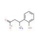 (R)-3-Amino-3-(2-hydroxyphenyl)propionic acid (CAS 708973-31-3) - chemical structure image