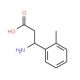 (R)-3-Amino-3-(2-methylphenyl)propionic acid (CAS 752198-38-2) - chemical structure image