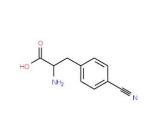 (R)-3-Amino-3-(4-cyanophenyl)propionic acid (CAS 738606-24-1) - chemical structure image