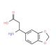 (R)-3-Amino-3-benzo[1,3]dioxol-5-yl-propionic acid (CAS 723284-85-3) - chemical structure image