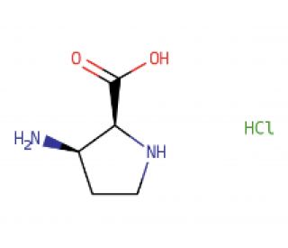 (R)-3-Amino-L-proline HCL (CAS 2489613-09-2) - chemical structure image