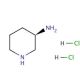 (R)-(−)-3-Aminopiperidine dihydrochloride (CAS 334618-23-4) - chemical structure image