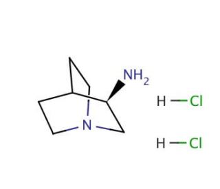 (R)-(&plus;)-3-Aminoquinuclidine dihydrochloride (CAS 123536-14-1) - chemical structure image