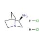 (R)-(+)-3-Aminoquinuclidine dihydrochloride (CAS 123536-14-1) - chemical structure image