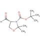 (R)-(+)-3-Boc-2,2-dimethyloxazolidine-4-carboxaldehyde (CAS 95715-87-0) - chemical structure image