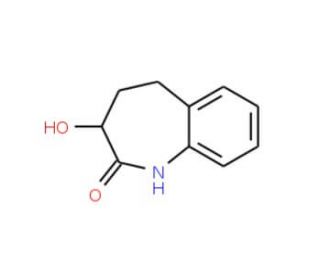 (R)-3-Hydroxy-1,3,4,5-tetrahydro-benzo[b]azepin-2-one (CAS 608148-60-3) - chemical structure image