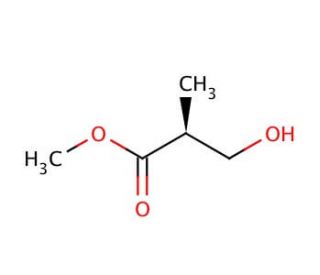 (R)-3-Hydroxyisobutyric Acid Methyl Ester (CAS 72657-23-9) - chemical structure image
