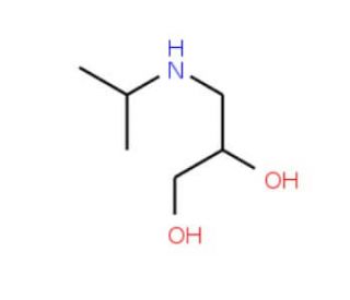 (R)-3-Isopropylamino-1,2-propanediol (CAS 97988-45-9) - chemical structure image