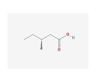 (R)-3-Methyl-pentanoic acid (CAS 16958-25-1) - chemical structure image