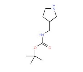 (R)-3-N-Boc-aminomethyl pyrrolidine (CAS 173340-25-5) - chemical structure image