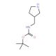 (R)-3-N-Boc-aminomethyl pyrrolidine (CAS 173340-25-5) - chemical structure image