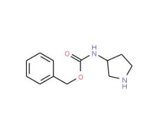 (R)-3-N-Cbz-aminopyrrolidine (CAS 879275-77-1) - chemical structure image