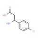 (R)-3-(p-chlorophenyl)-beta-alanine (CAS 131690-61-4) - chemical structure image