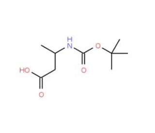 (R)-3-tert-Butoxycarbonylamino-butyric acid (CAS 159991-23-8) - chemical structure image