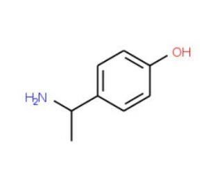 (R)-4-(1-Aminoethyl)phenol (CAS 134855-89-3) - chemical structure image