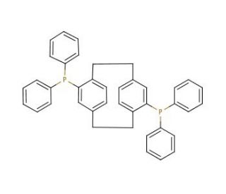 (R)-(&minus;)-4,12-Bis(diphenylphosphino)-[2.2]-paracyclophane (CAS 364732-88-7) - chemical structure image