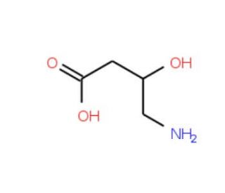 (R)-4-Amino-3-hydroxybutyric acid (CAS 7013-07-2) - chemical structure image