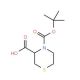 (R)-4-Boc-thiomorpholine-3-carboxylic acid (CAS 114525-81-4) - chemical structure image