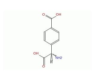 (R)-4-Carboxyphenylglycine (CAS 134052-68-9) - chemical structure image