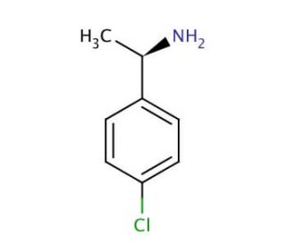 (R)-4-Chloro-&alpha;-methylbenzylamine (CAS 27298-99-3) - chemical structure image