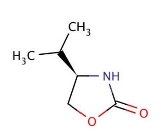 (R)-(&plus;)-4-Isopropyl-2-oxazolidinone (CAS 95530-58-8) - chemical structure image