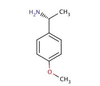 (R)-(&plus;)-4-Methoxy-&alpha;-methylbenzylamine (CAS 22038-86-4) - chemical structure image