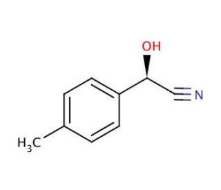 (R)-(&plus;)-4-Methylmandelonitrile (CAS 10017-04-6) - chemical structure image