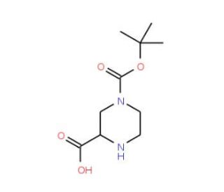(R)-4-N-Boc-piperazine-2-carboxylic acid (CAS 192330-11-3) - chemical structure image