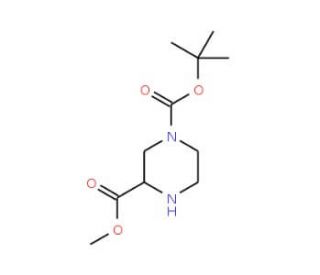 (R)-4-N-Boc-piperazine-2-carboxylic acid methyl ester (CAS 438631-77-7) - chemical structure image