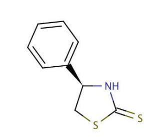 (R)-4-Phenylthiazolidine-2-thione (CAS 110199-18-3) - chemical structure image