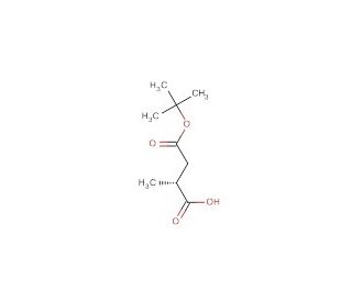 (R)-4-tert-butoxy-2-methyl-4-oxobutanoic acid (CAS 185836-75-3) - chemical structure image
